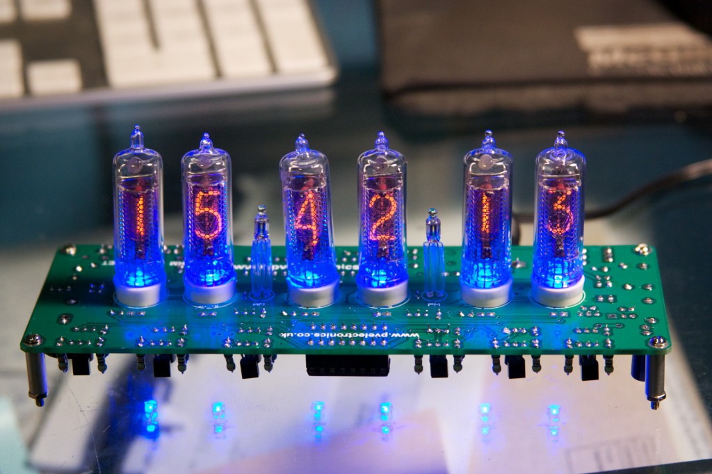 Completed Nixie Tube Clock